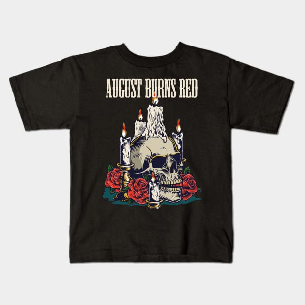 AUGUST BURNS RED VTG Kids T-Shirt by phsyc_studio